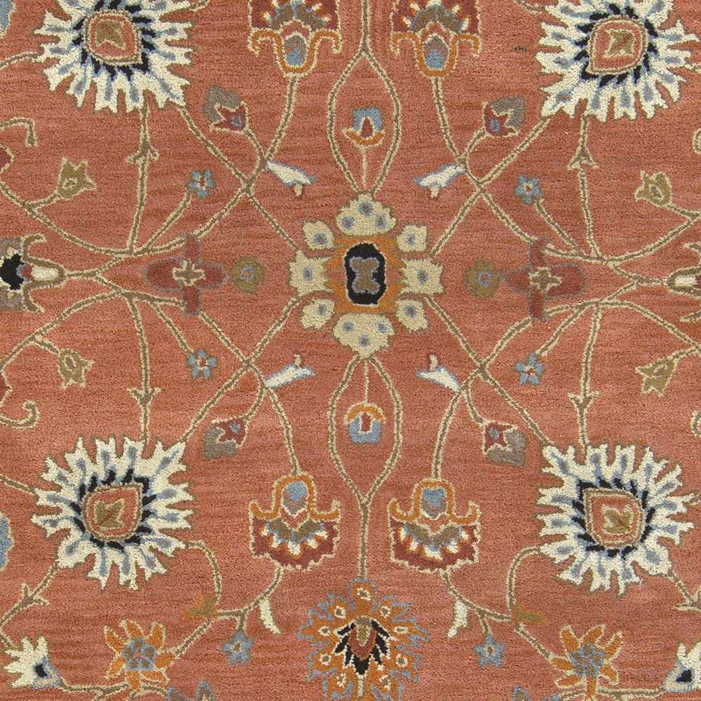 Logville Hand Tufted Rust 1119 Wool Rug by Boutique Rugs