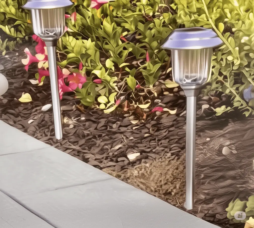 Member's Mark Solar LED Pathway Lights, Oil-Rubbed Glass And Metal(8 Pack) by Outdoor Solar Outlet