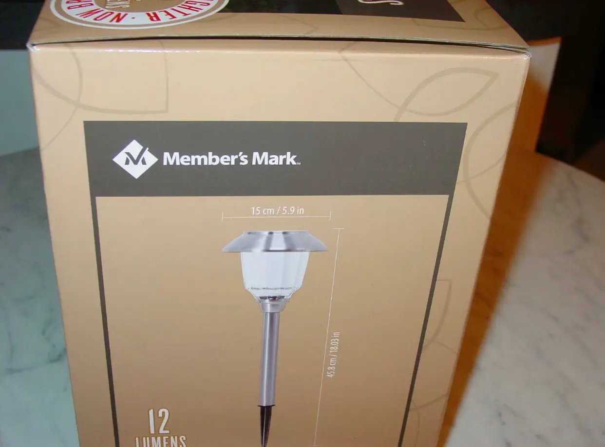 Member's Mark Solar LED Pathway Lights, Stainless Steel 12 Lumens (6 Pack) by Outdoor Solar Outlet
