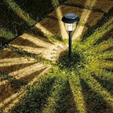 Member's Mark Solar LED Pathway Lights, Oil-Rubbed Glass And Metal(8 Pack) by Outdoor Solar Outlet