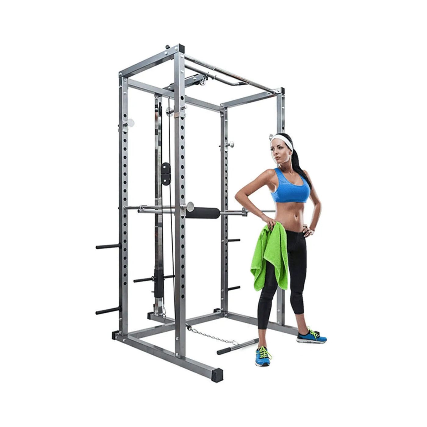 Merax Multi-Functional Olympic Power Squat Rack Cage For Home & Gym (SAK98719) by SAKSBY WHOLESALE