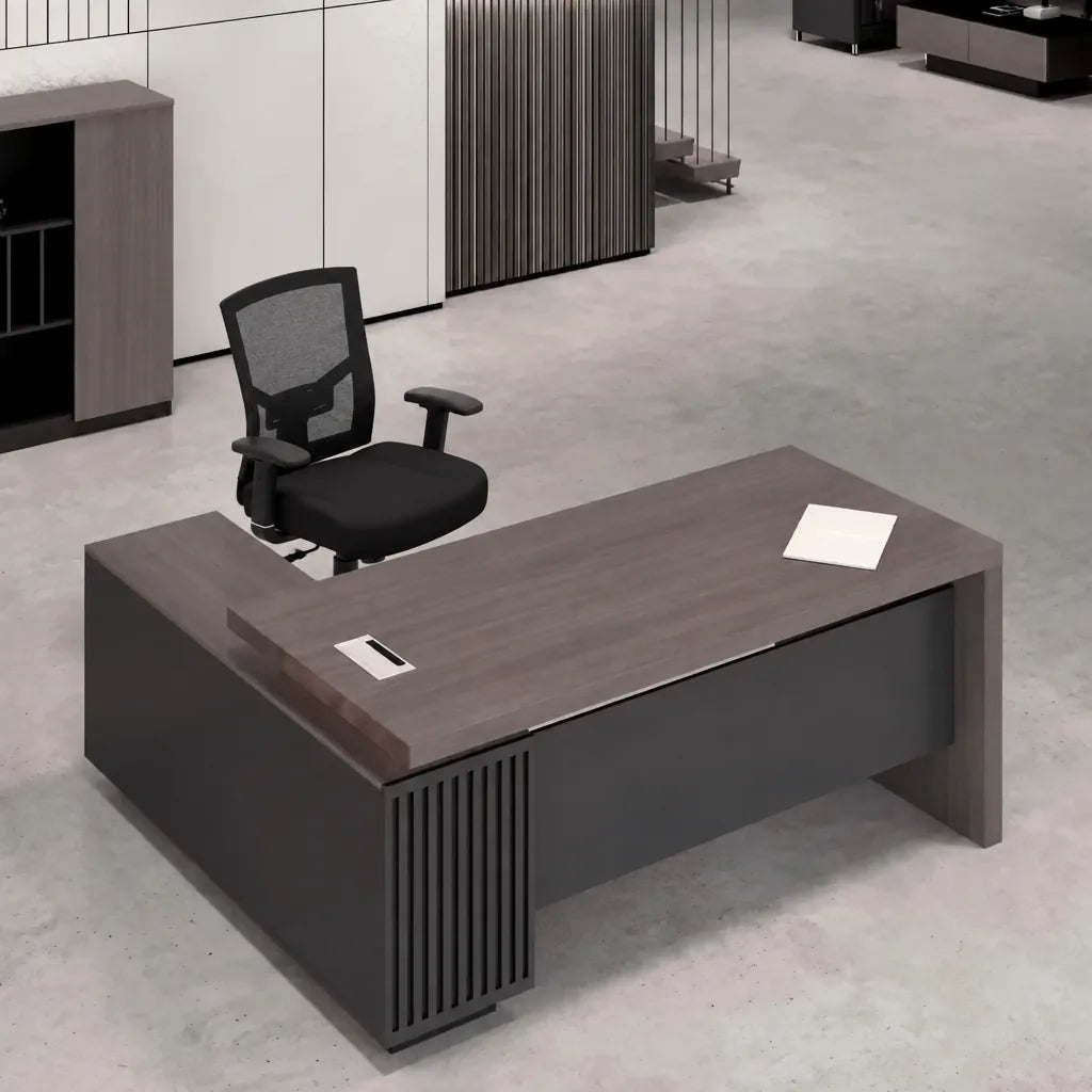 Mercer · Modern Executive L-Shaped Desk, photo 2 of 10