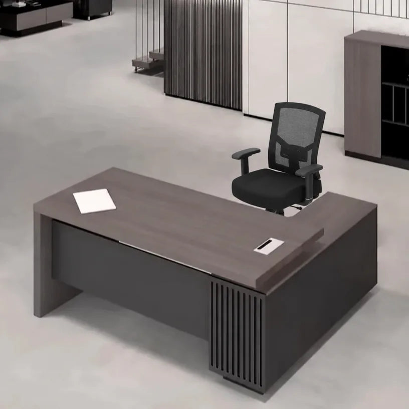 Mercer · Modern Executive L-Shaped Desk, photo 5 of 10