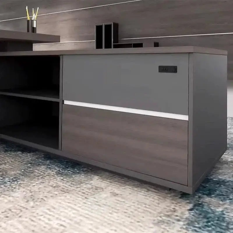 Engel · Modern L-Shaped Executive Desk by Arc Grove