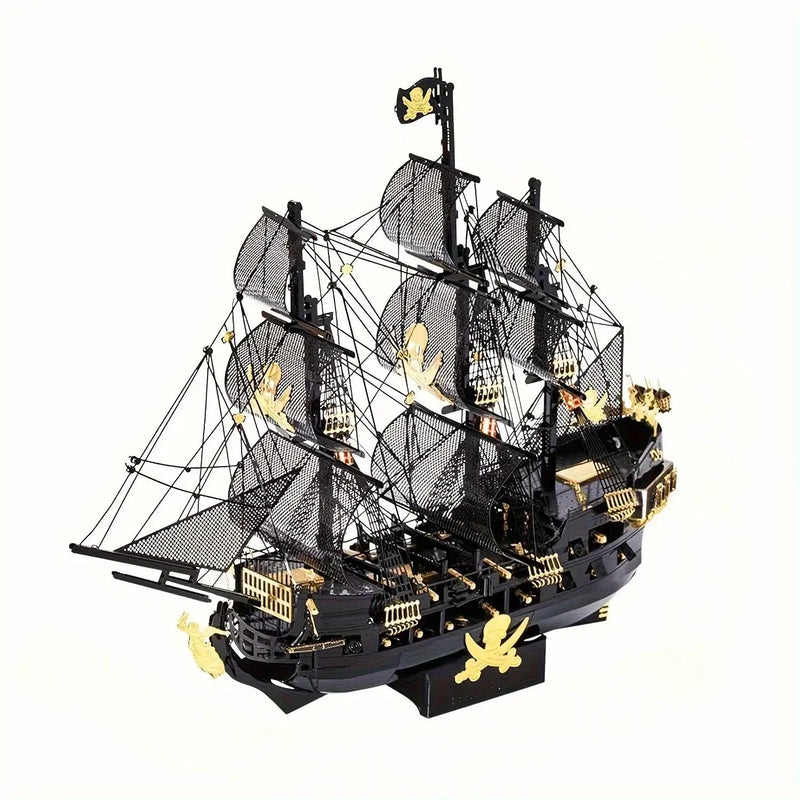 Metal 3D Pirate Ship Puzzle - Flying Dutchman by House Of Avana