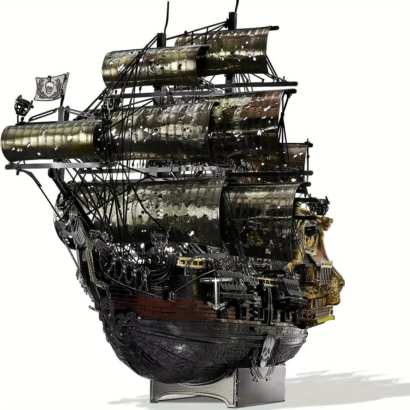 Metal 3D Pirate Ship Puzzle - Flying Dutchman by House Of Avana
