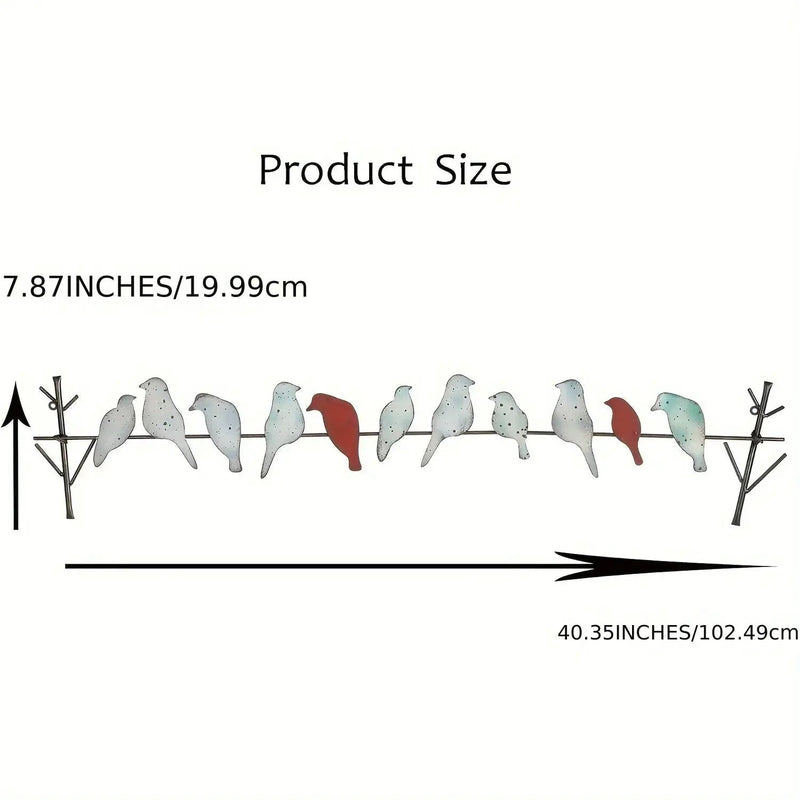 Metal Bird Wall Decoration with Layered Design by House Of Avana