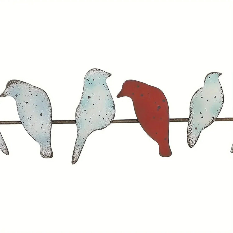 Metal Bird Wall Decoration with Layered Design by House Of Avana