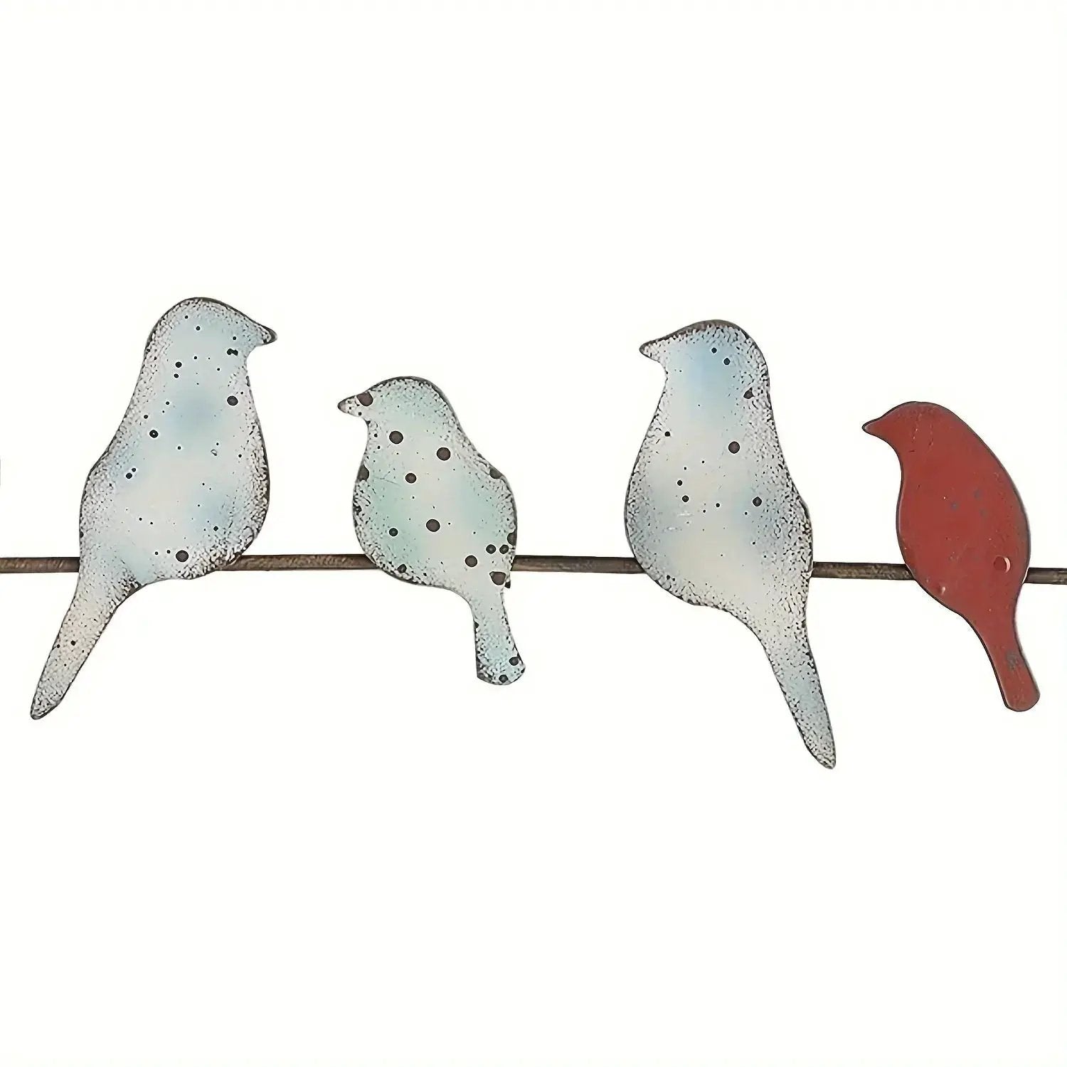 Metal Bird Wall Decoration with Layered Design by House Of Avana