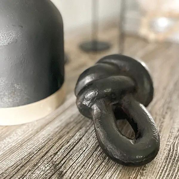 Chunky Metal Knot Decor, Set of 2 by Decor Steals