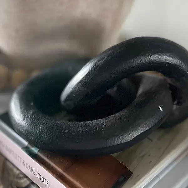 Chunky Metal Knot Decor, Set of 2 by Decor Steals