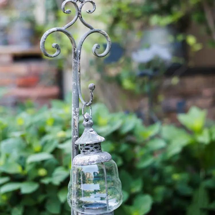 Metal Hanging Plant Stand with Hook Adjustable Height by RusticReach
