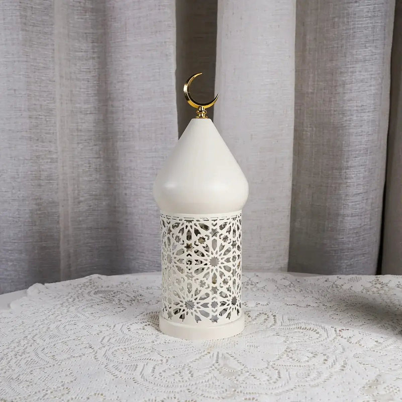 Metal Lantern - Ramadan LED Table Decor by House Of Avana