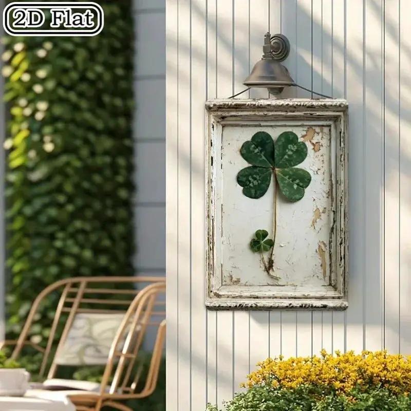 Metal Sign - Vintage Metal Green 8x12 Inch by House Of Avana