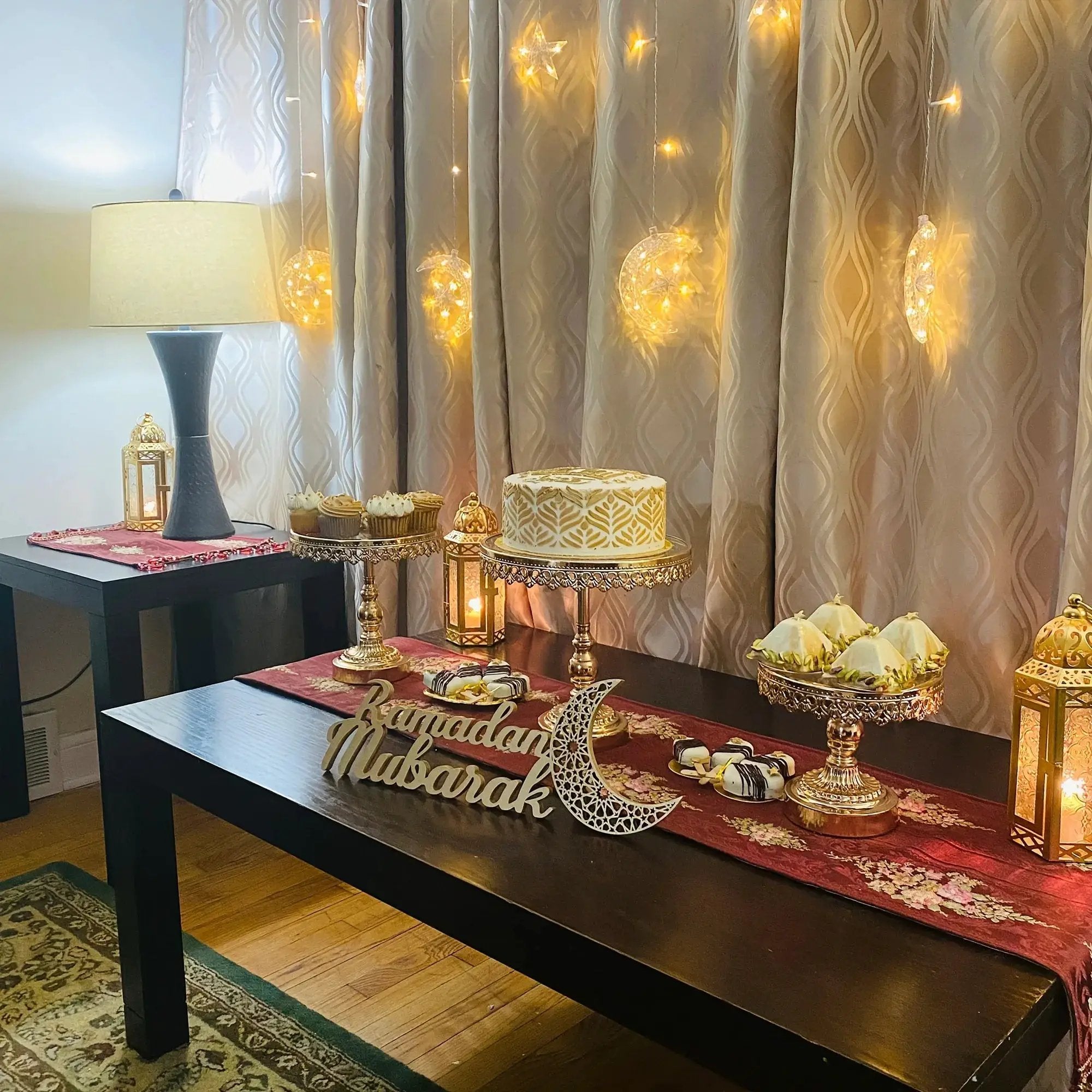 Metal Table Decor - Islamic Gold Accent by House Of Avana