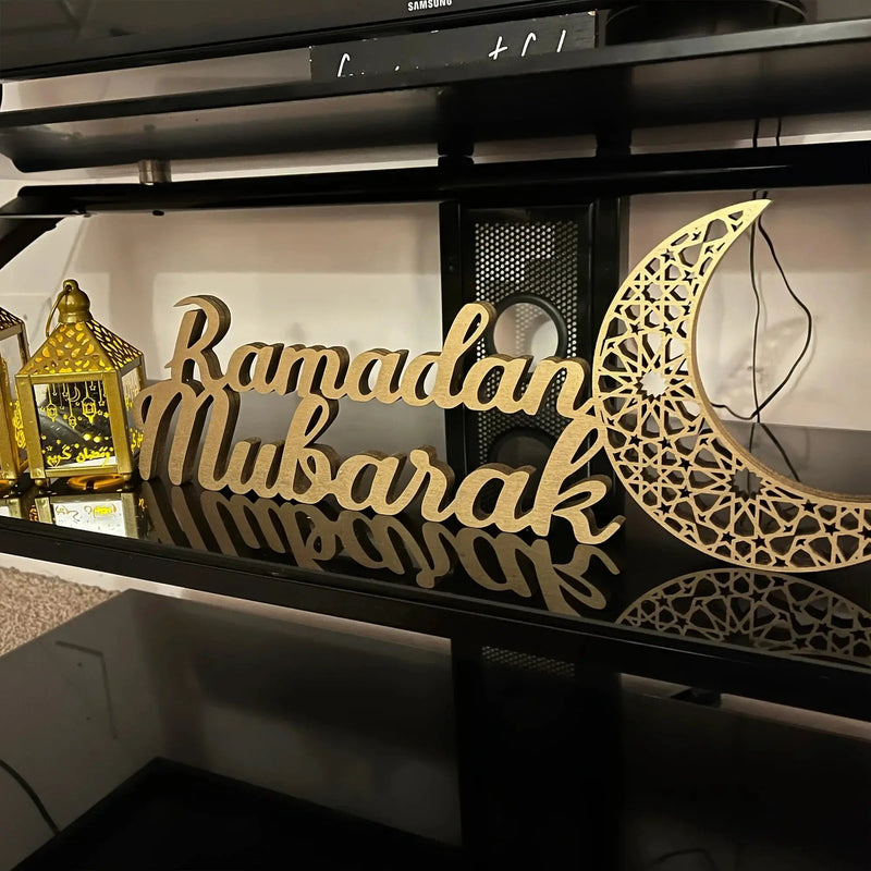Metal Table Decor - Islamic Gold Accent by House Of Avana
