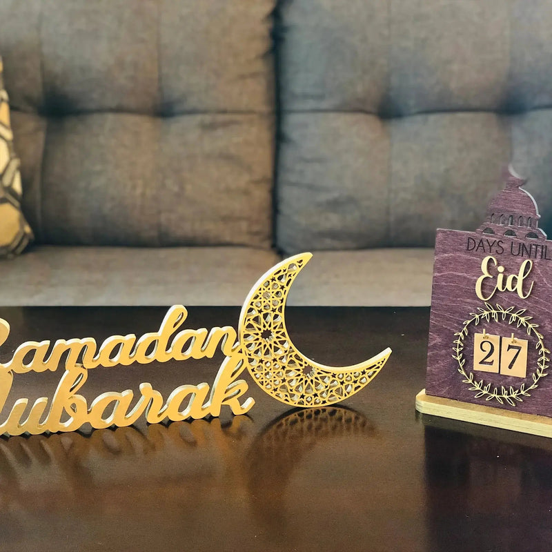 Metal Table Decor - Islamic Gold Accent by House Of Avana