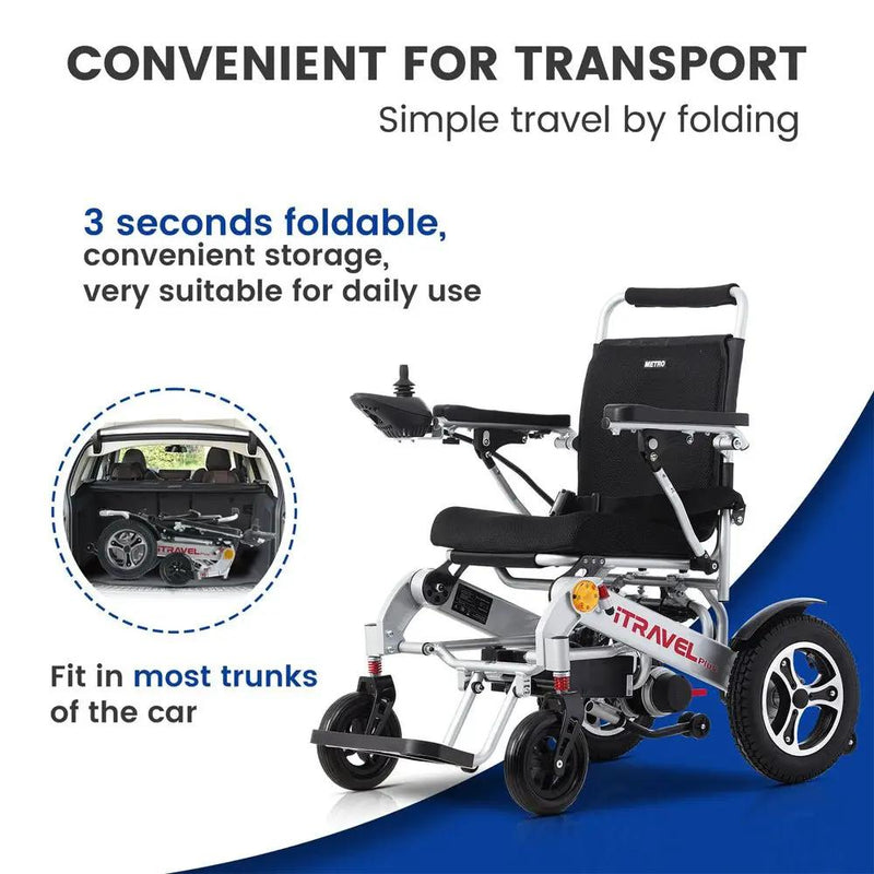 Metro Mobility iTravel Plus 360W Electric Mobility Scooter, 300LBS (SAK92615) by SAKSBY WHOLESALE