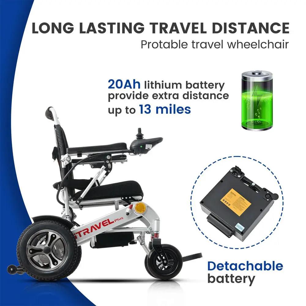 Metro Mobility iTravel Plus 360W Electric Mobility Scooter, 300LBS (SAK92615) by SAKSBY WHOLESALE