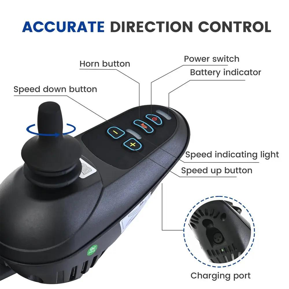 Metro Mobility iTravel Plus 360W Electric Mobility Scooter, 300LBS (SAK92615) by SAKSBY WHOLESALE