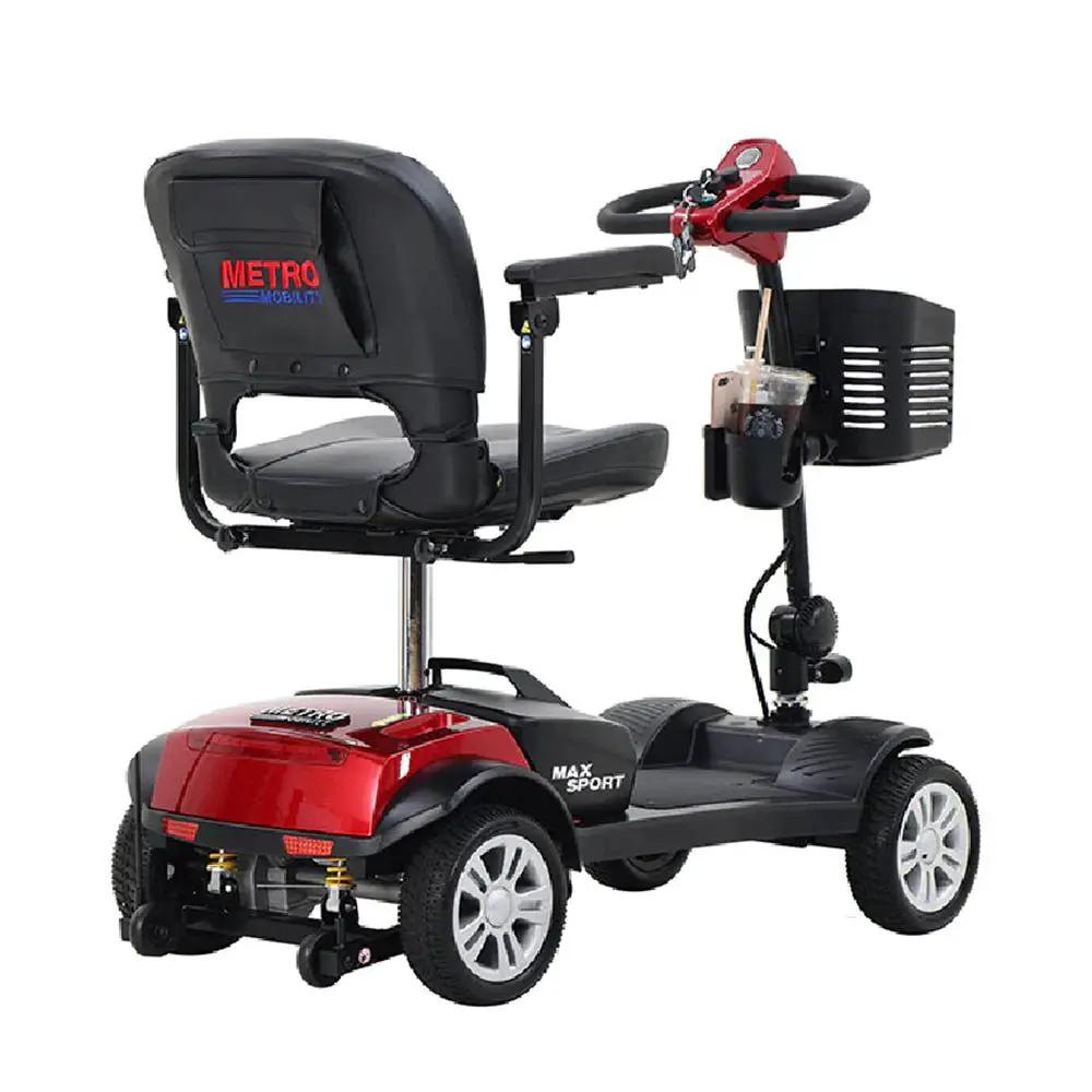 Metro Mobility Max Sport 24V/12AH Electric Drive Mobility Scooter, 300LBS (SAK91084) by SAKSBY WHOLESALE