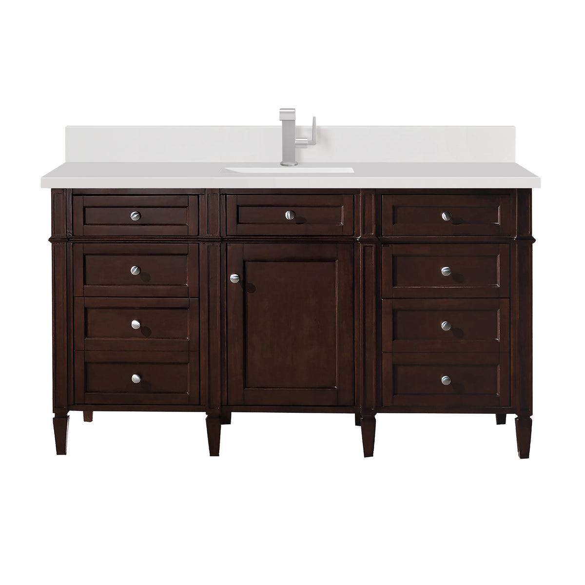 James Martin Brittany 60" Single Bathroom Vanity, Burnished Mahogany, view 31