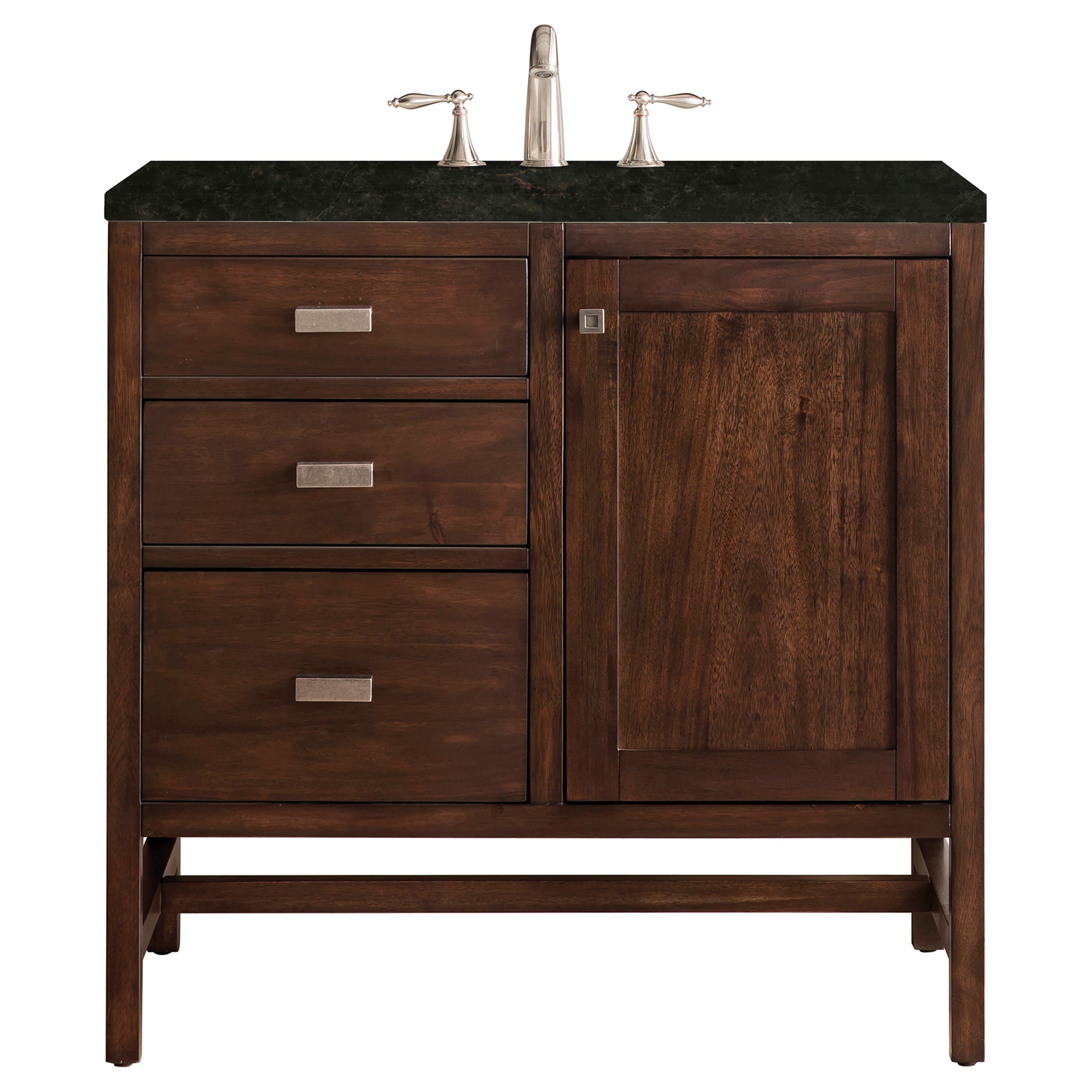 James Martin Addison 36" Single Bathroom Vanity, Mid-Century Acacia by James Martin