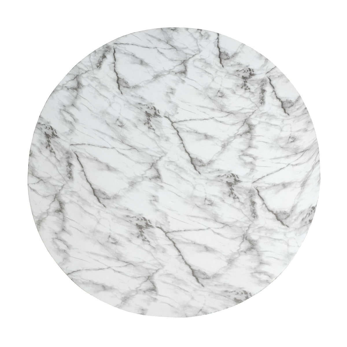 MGO Faux Marble Coffee Table with Handcrafted Finish - White Marble, photo 5 of 7