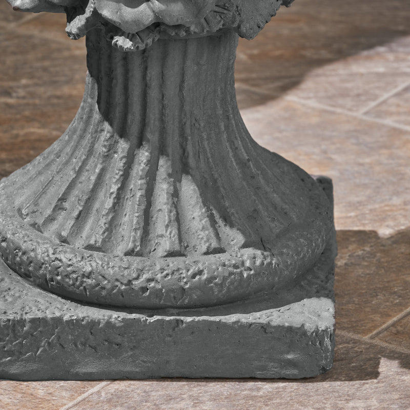 MGO Garden Urn Planter with Weather Resistance - Gray, photo 3 of 7