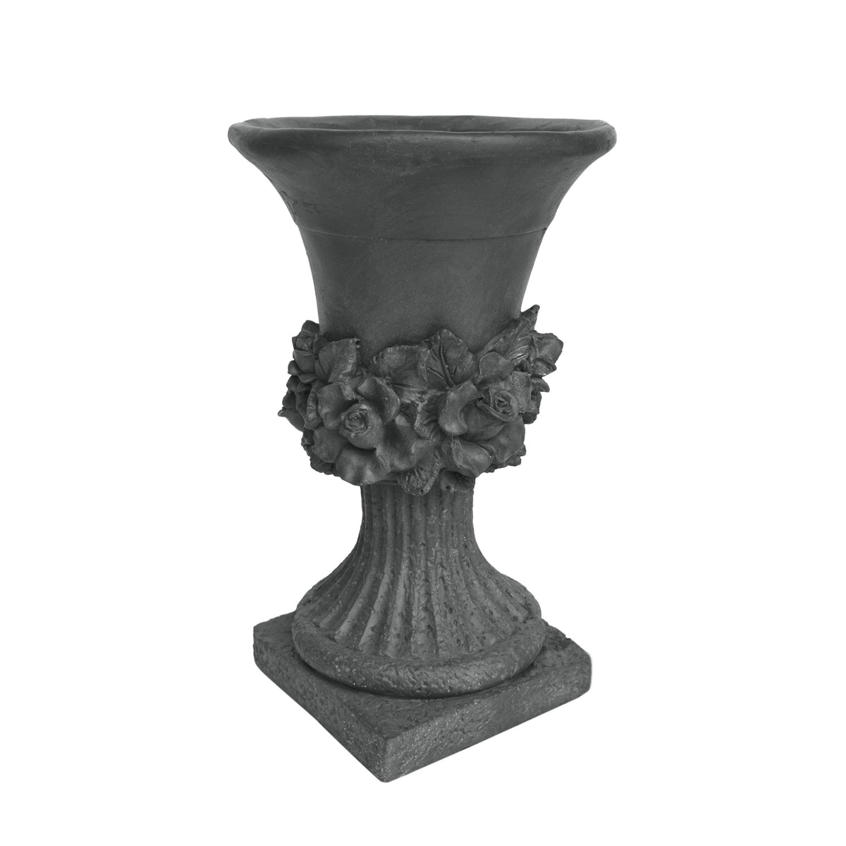 MGO Garden Urn Planter with Weather Resistance - Gray, photo 7 of 7