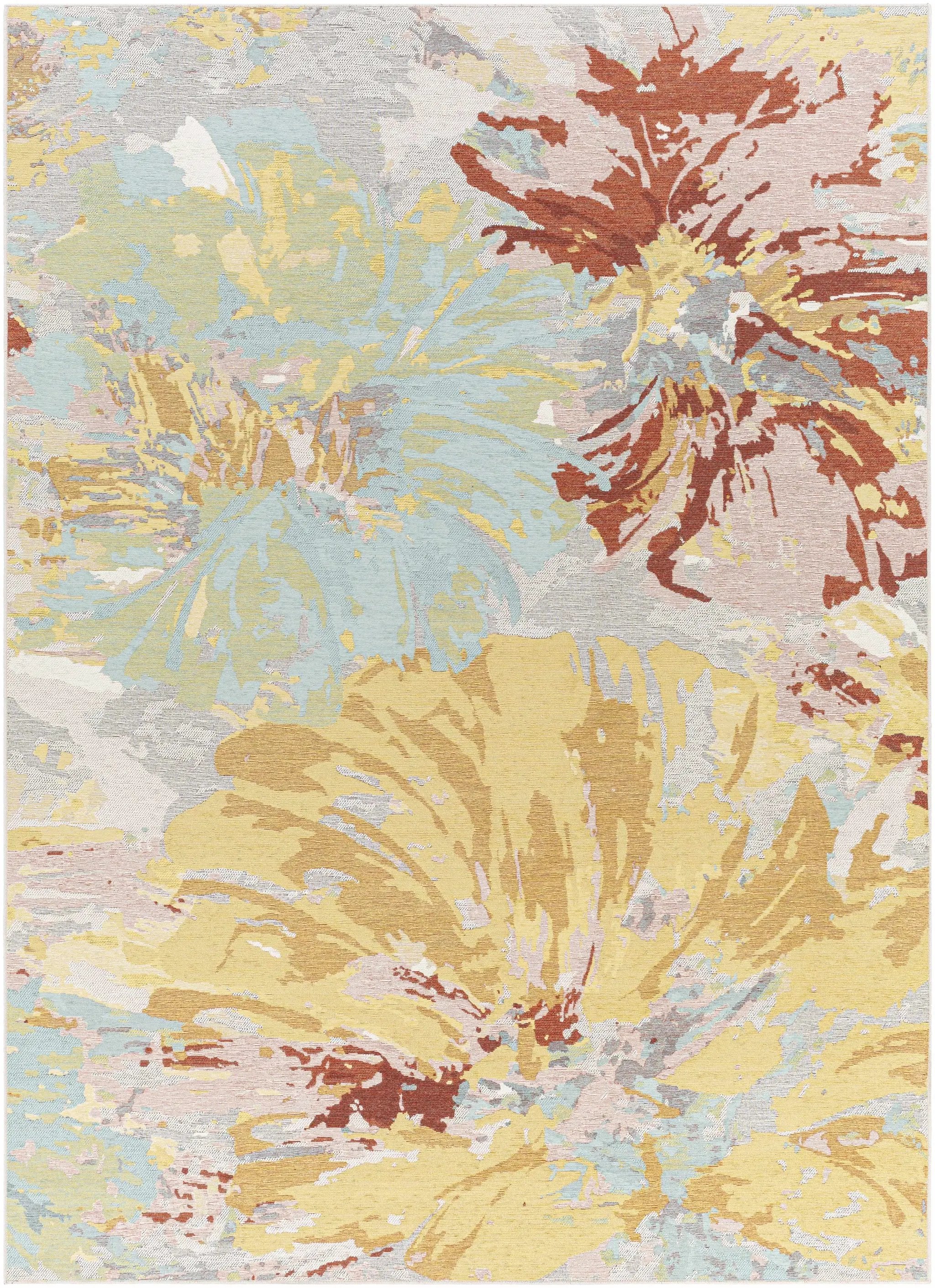 Miaray Floral Chenille Area Rug - Clearance by Boutique Rugs