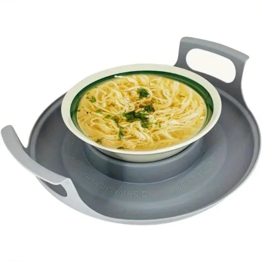 Microwave Caddy - with Handles Plastic by House Of Avana