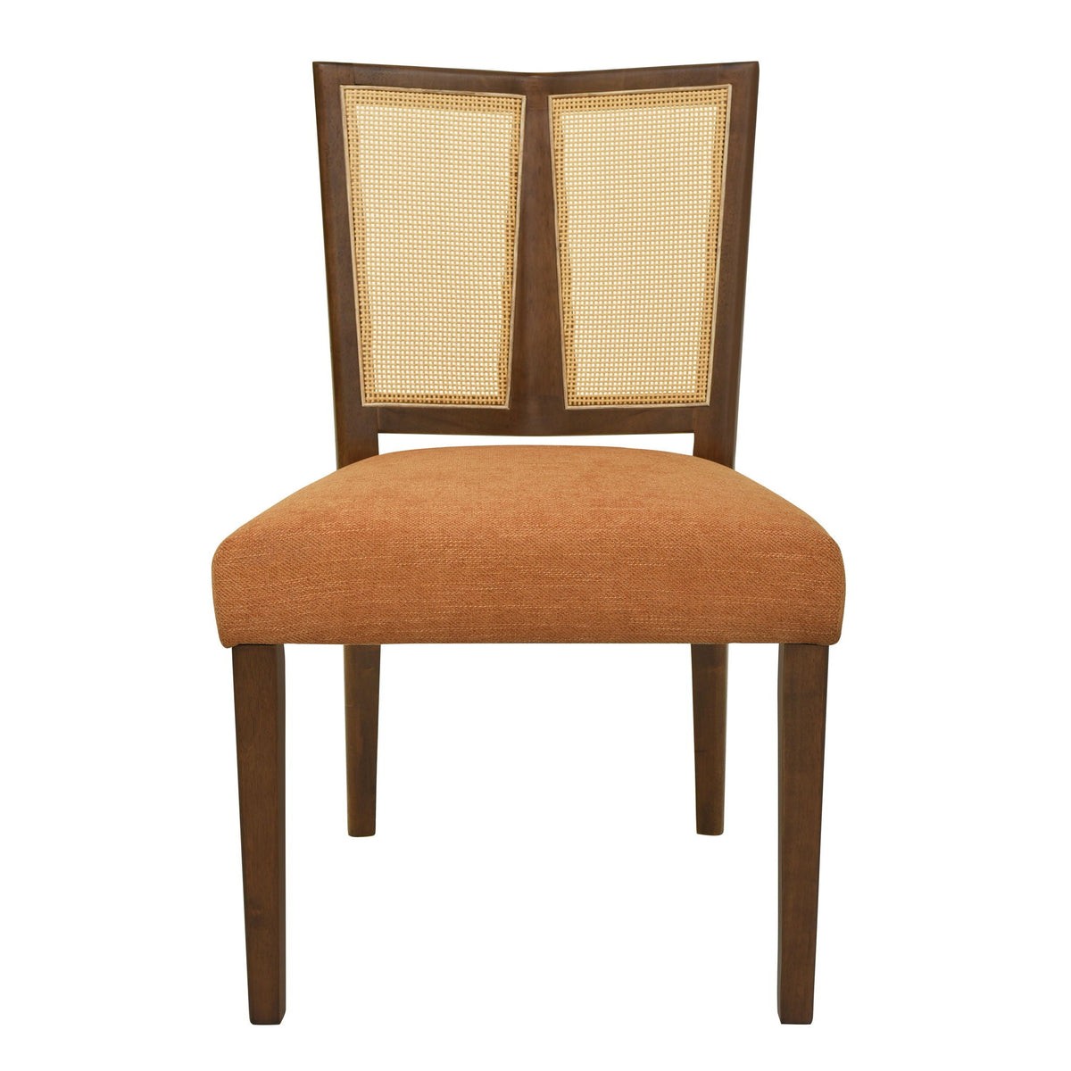 Mid Century Rattan Dining Chair Set with Rattan Backrest - Available in 3 Colors, photo 11 of 12