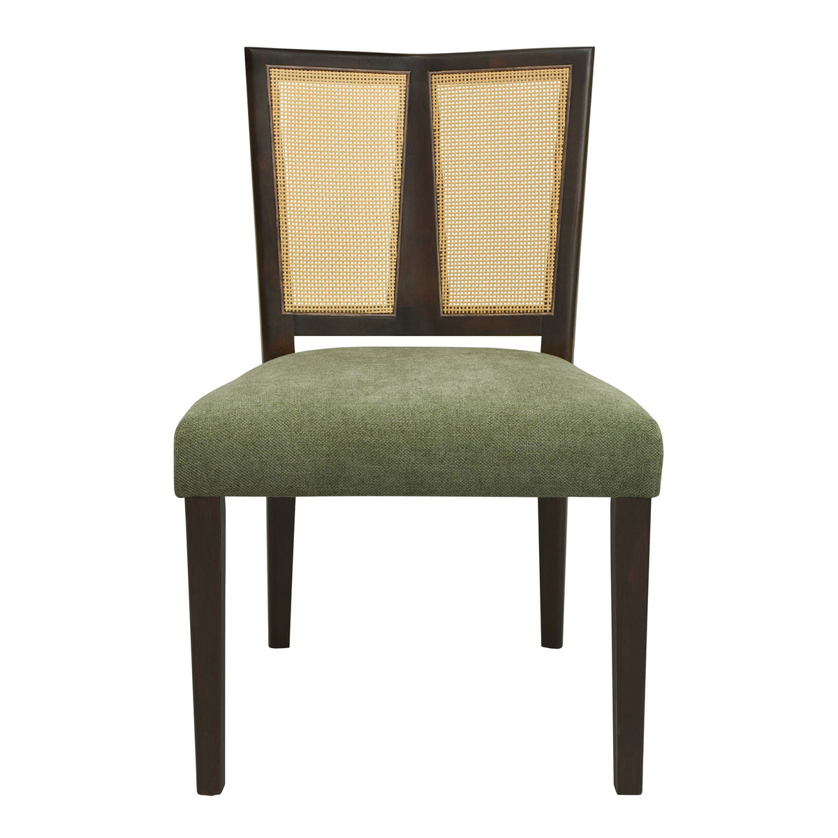 Mid Century Rattan Dining Chair Set with Rattan Backrest - Available in 3 Colors, photo 4 of 12