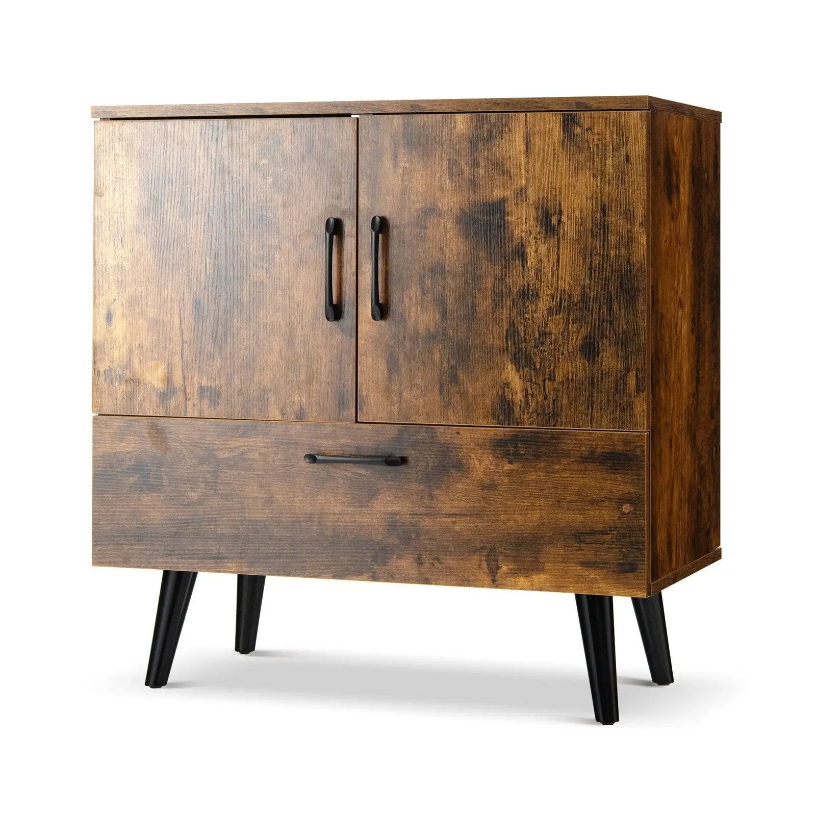 Mid-Century Storage Cabinet with 2 Doors and Drawer by DirectDeals
