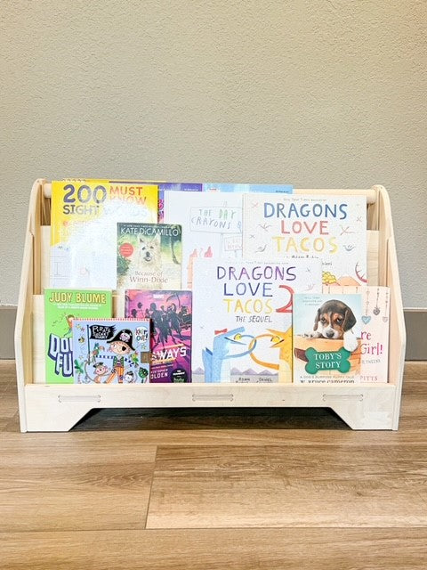 MIGUEL- Double Sided Portable Bookshelf by Bush Acres