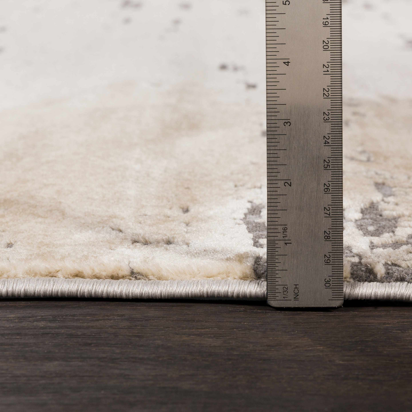 Mikana Beige Tibetan Rug by Boutique Rugs