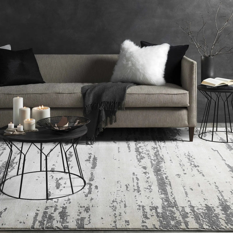Mikana Beige Tibetan Rug by Boutique Rugs