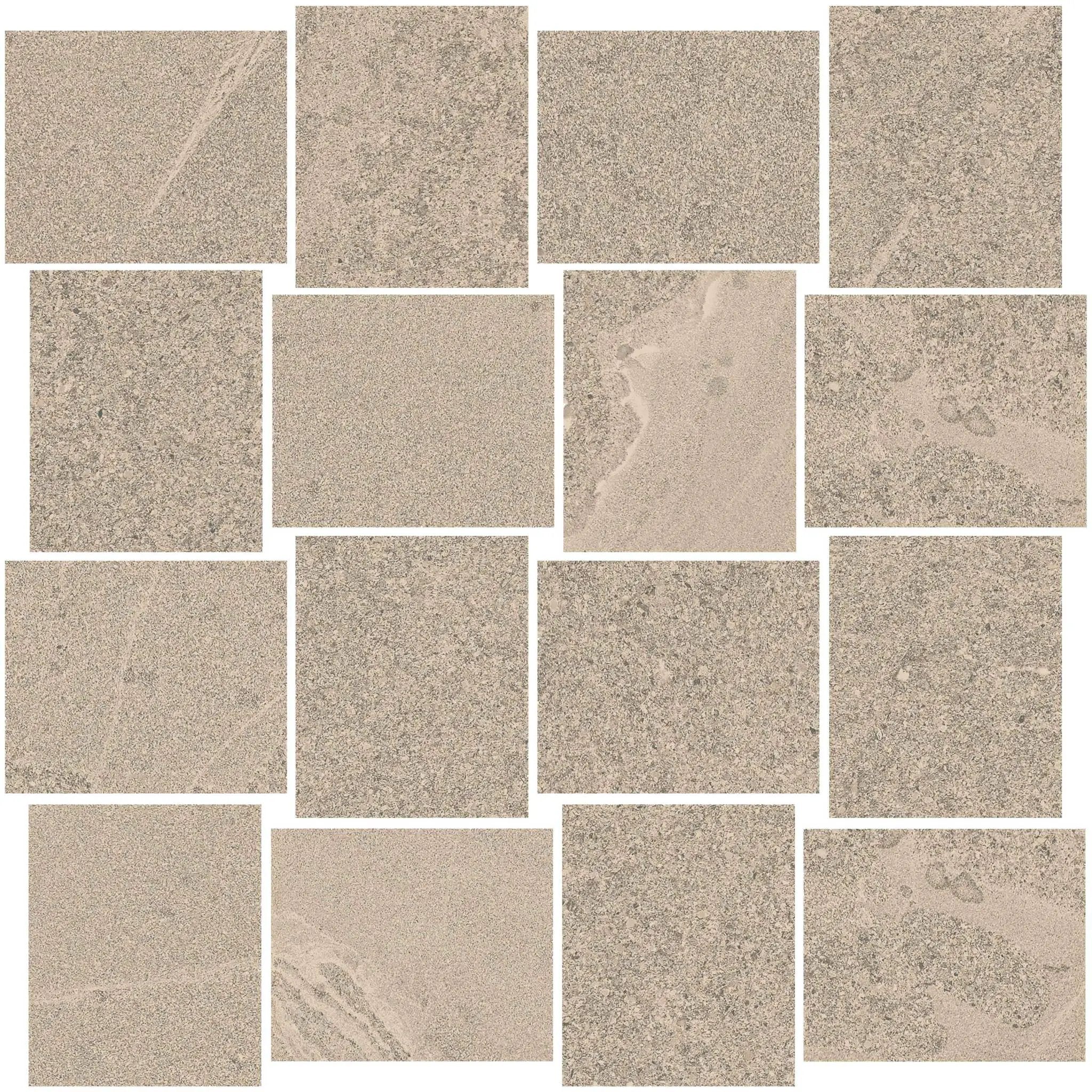 Milestone East Beige Cove Base Stone Look Porcelain 6x12 by landmarkceramics