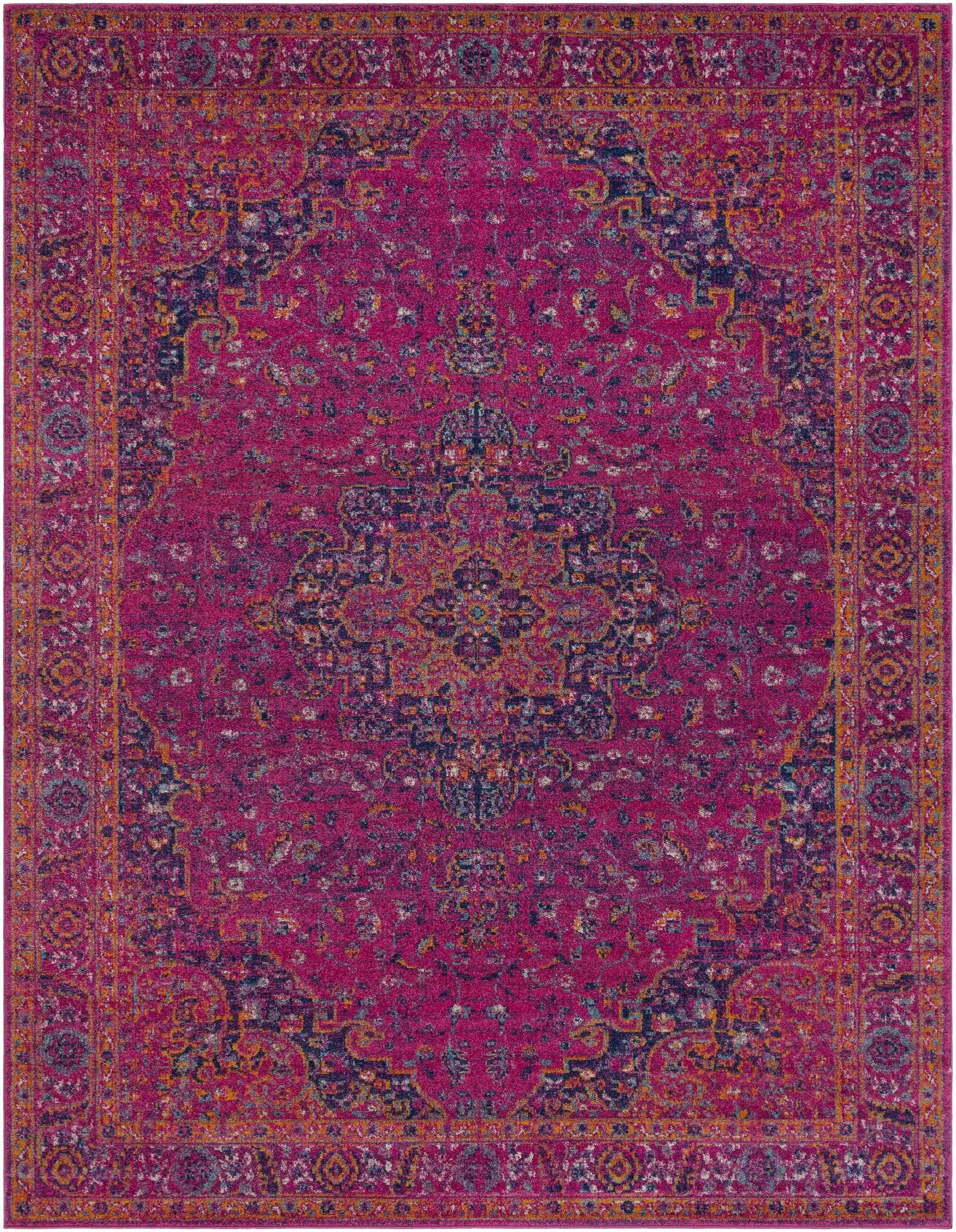 Milliken Magenta Area Rug by Boutique Rugs