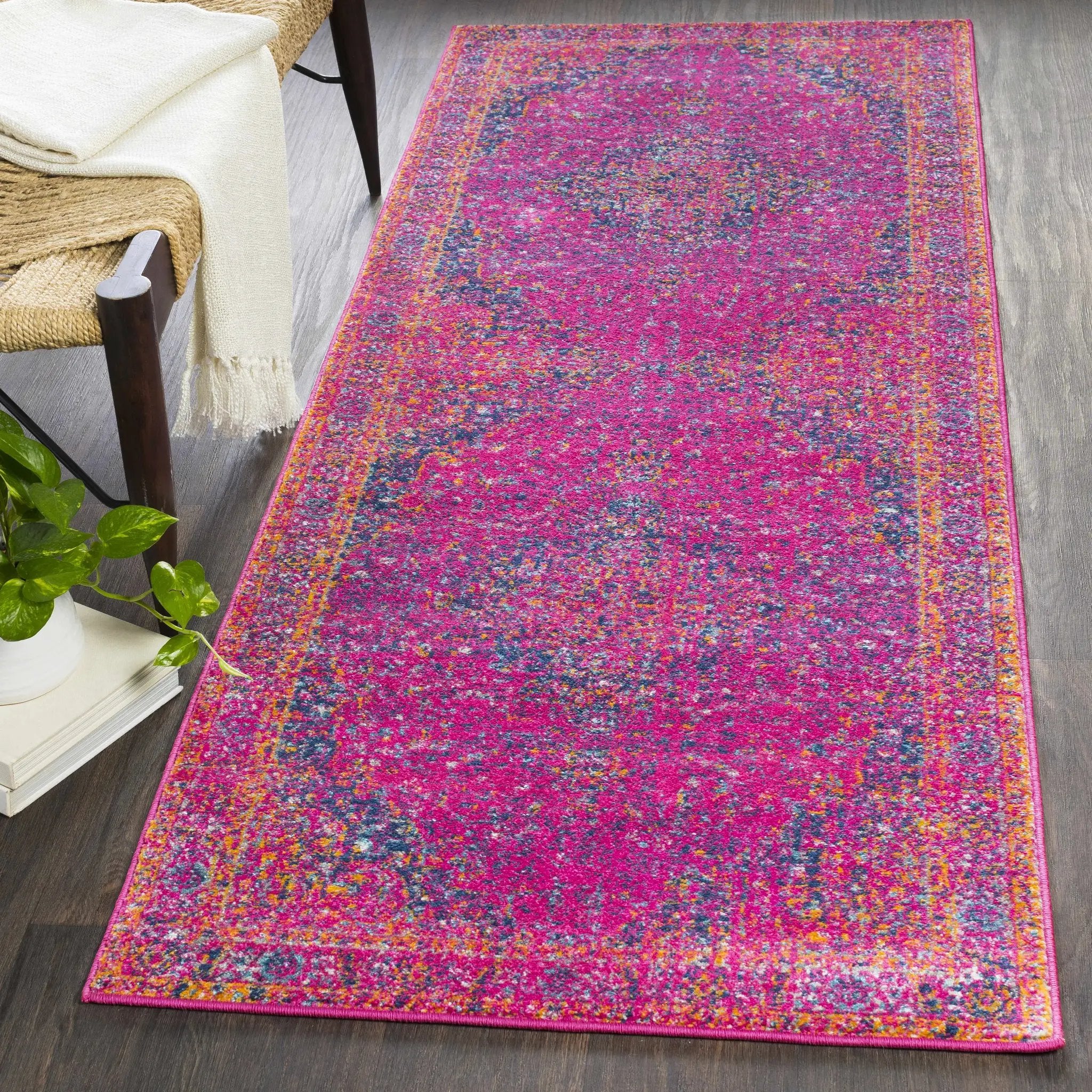 Milliken Magenta Area Rug by Boutique Rugs