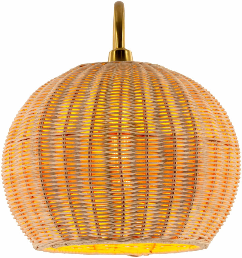 Hindang Rattan Wall Sconces by Boutique Rugs