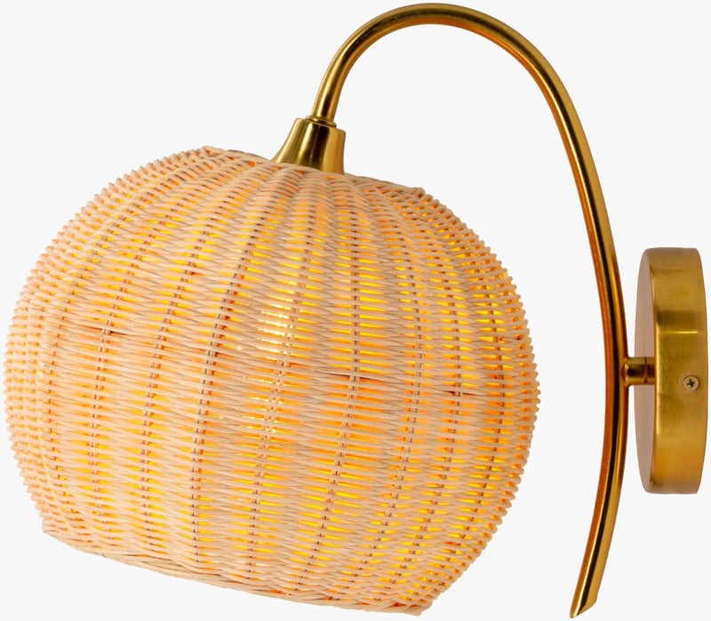 Hindang Rattan Wall Sconces by Boutique Rugs