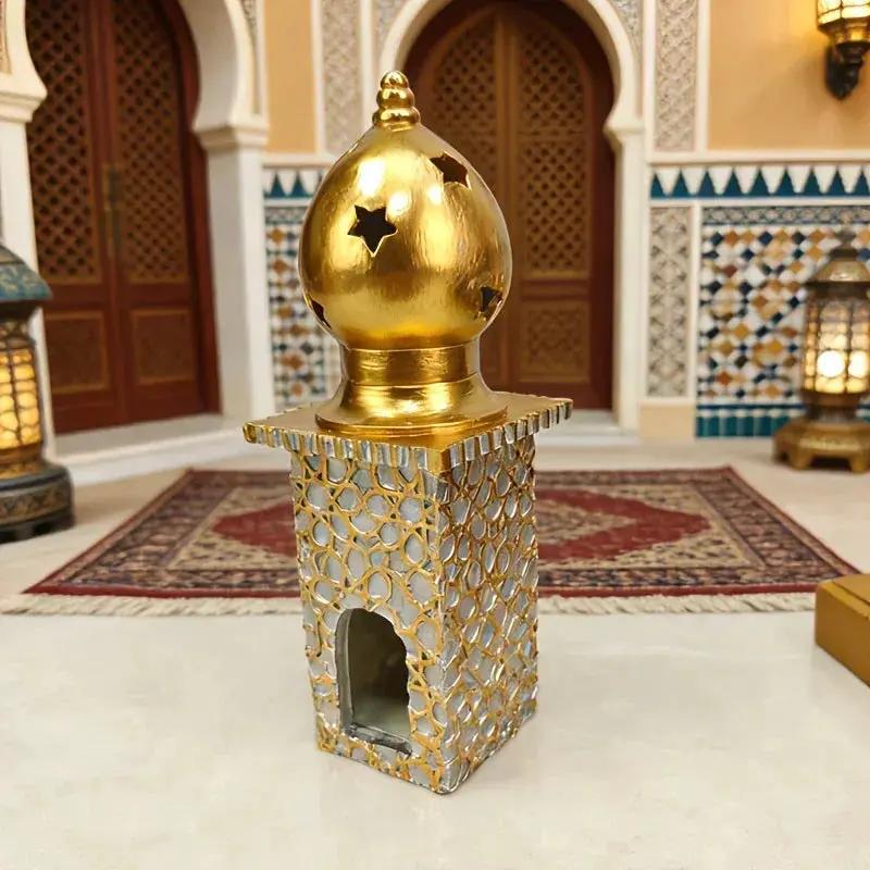 Minaret Statue - Ramadan Ceramic White by House Of Avana