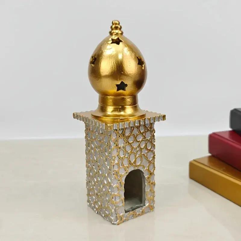 Minaret Statue - Ramadan Ceramic White by House Of Avana