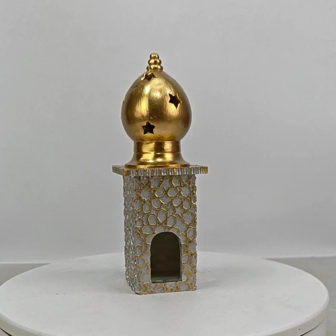 Minaret Statue - Ramadan Ceramic White by House Of Avana