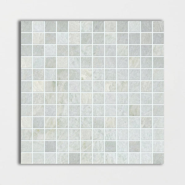 Ming Green Polished 1x1 Marble Mosaics 12x12