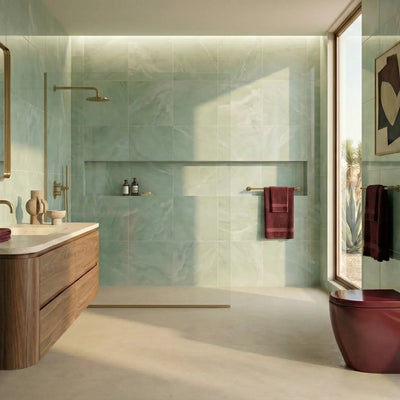 Green Bathroom Tiles