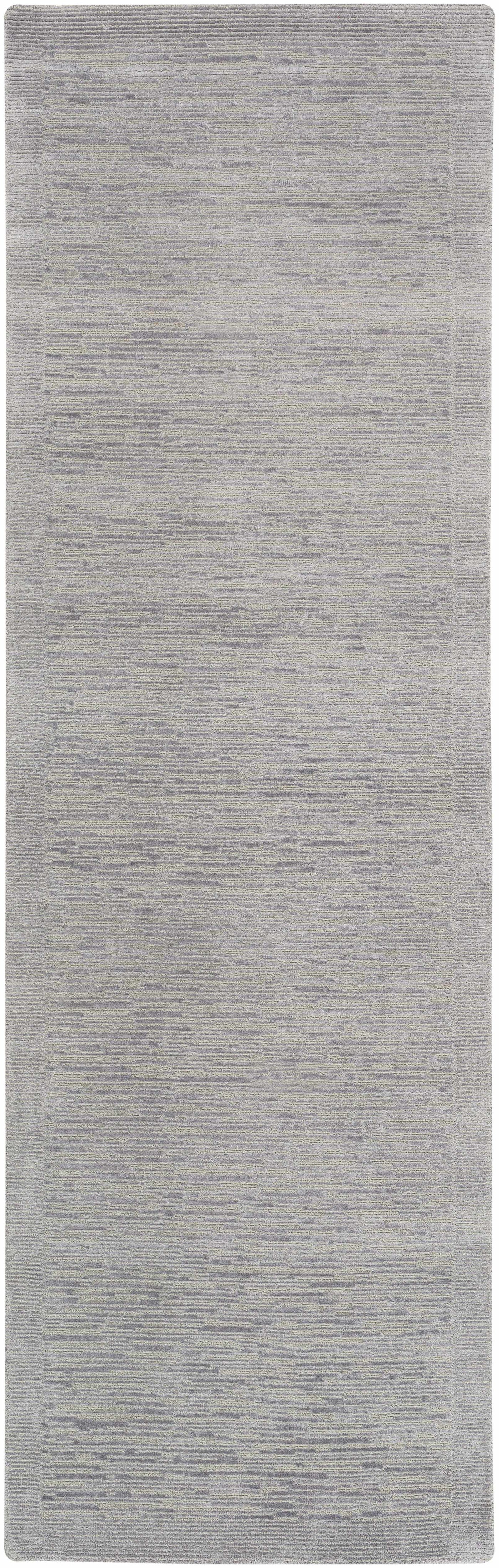 Mardi Silver Premium Wool&Silk Area Rug - Clearance by Boutique Rugs