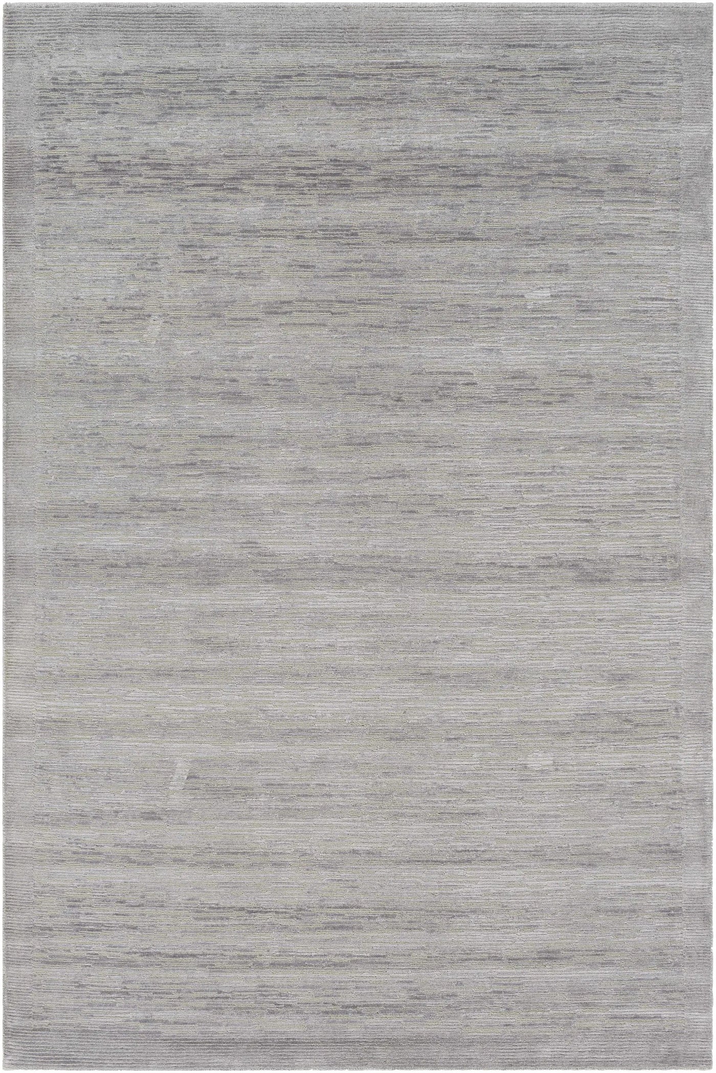 Mardi Silver Premium Wool&Silk Area Rug - Clearance by Boutique Rugs